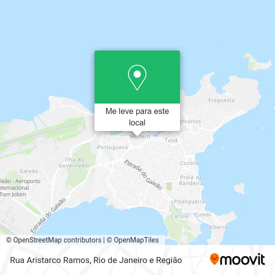 Rua Aristarco Ramos mapa
