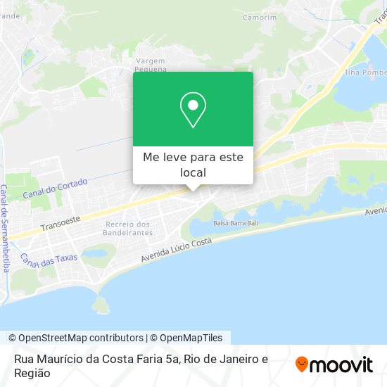 Rua Maurício da Costa Faria 5a mapa