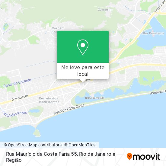 Rua Maurício da Costa Faria 55 mapa