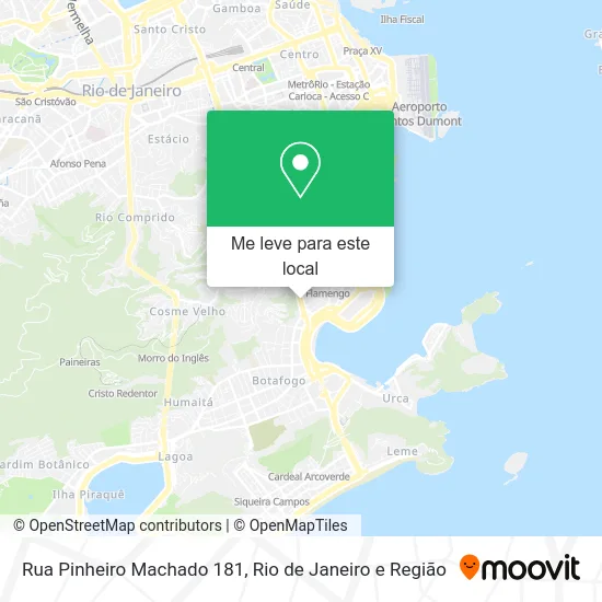 Rua Pinheiro Machado 181 mapa