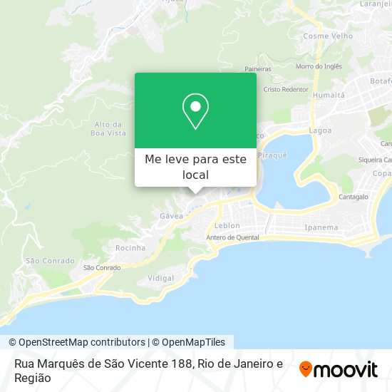 Rua Marquês de São Vicente 188 mapa