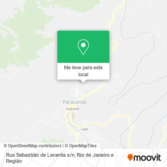 Rua Sebastião de Lacerda s/n mapa