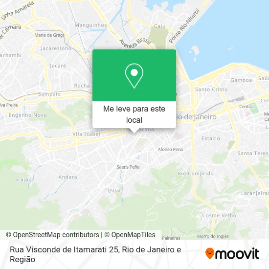 Rua Visconde de Itamarati 25 mapa
