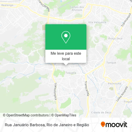 Rua Januário Barbosa mapa