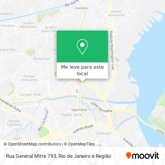 Rua General Mitre 793 mapa