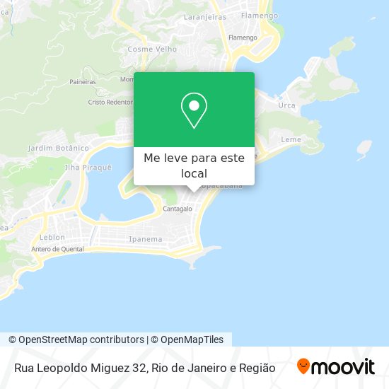 Rua Leopoldo Miguez 32 mapa