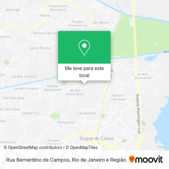 Rua Bernardino de Campos mapa