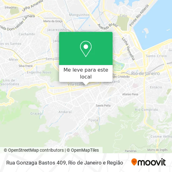Rua Gonzaga Bastos 409 mapa