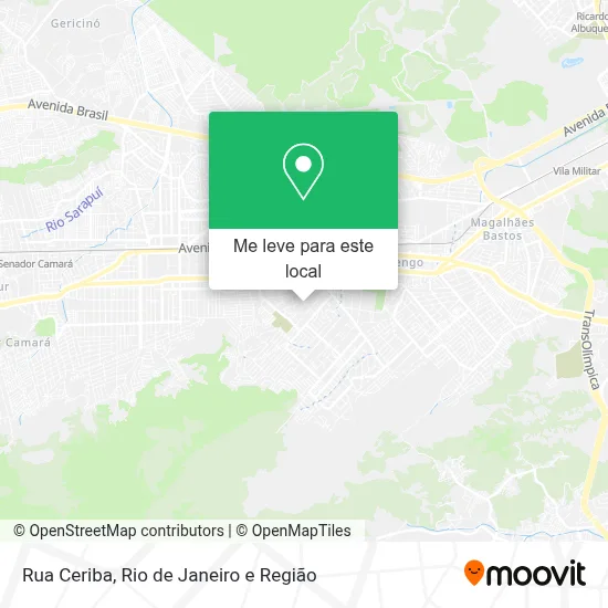 Rua Ceriba mapa
