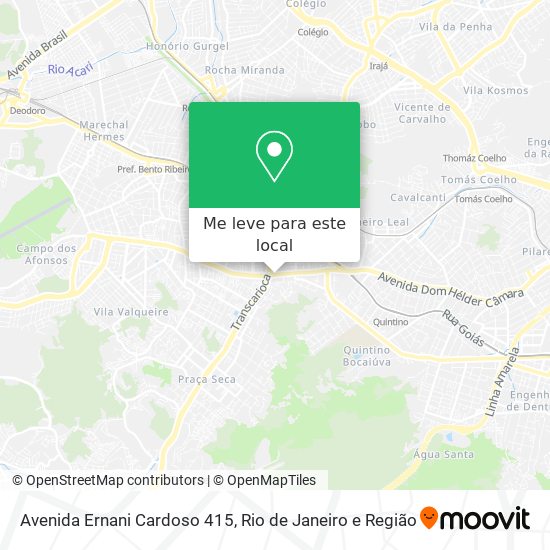 Avenida Ernani Cardoso 415 mapa