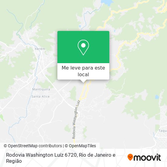 Rodovia Washington Luíz 6720 mapa