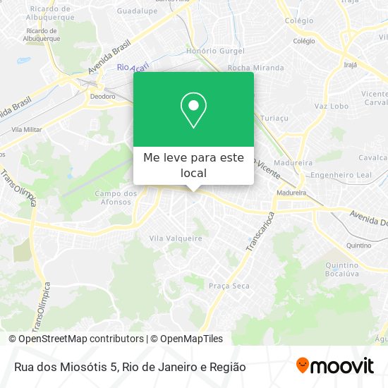 Rua dos Miosótis 5 mapa