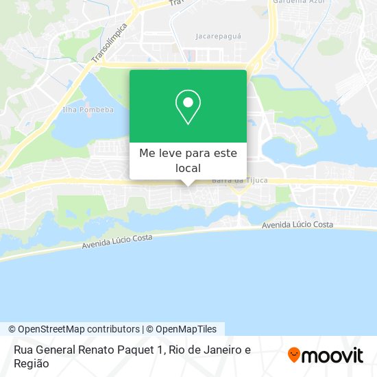 Rua General Renato Paquet 1 mapa