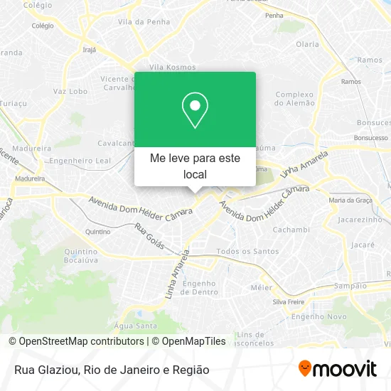 Rua Glaziou mapa
