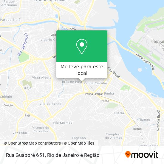 Rua Guaporé 651 mapa