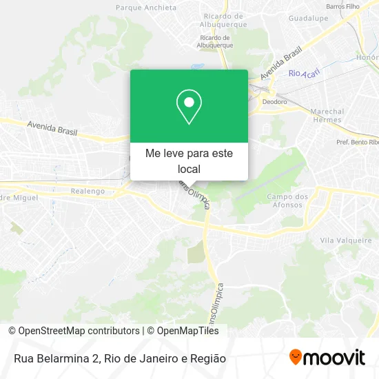 Rua Belarmina 2 mapa