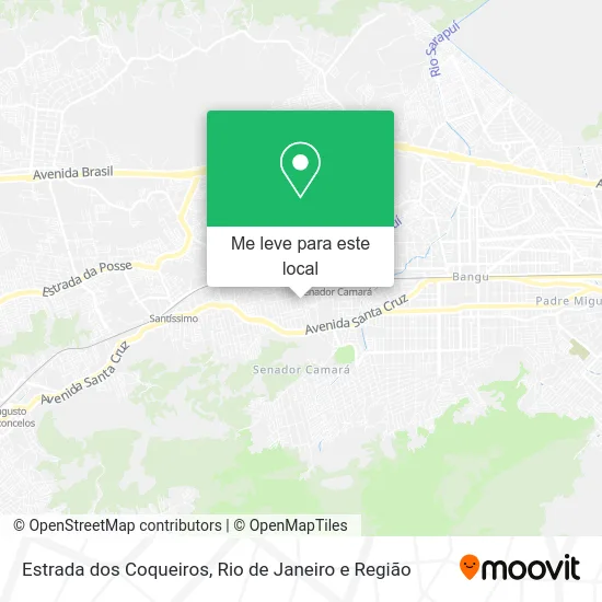 Estrada dos Coqueiros mapa