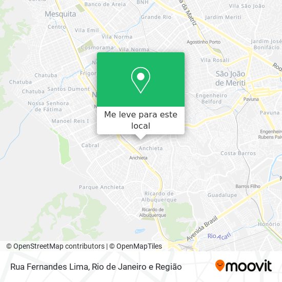 Rua Fernandes Lima mapa