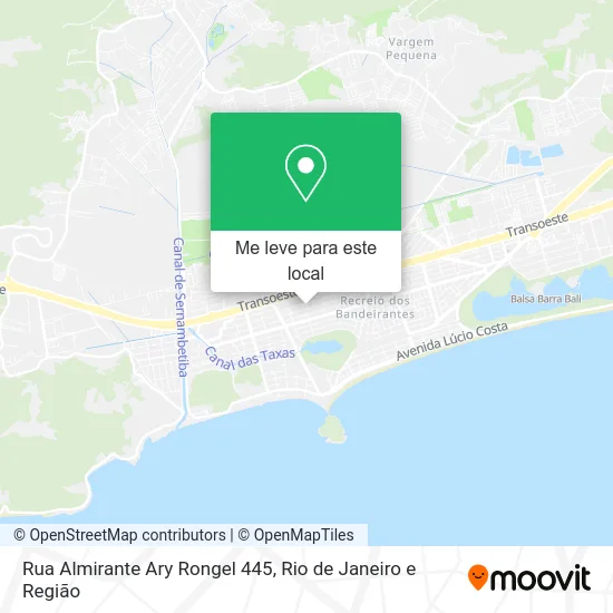Rua Almirante Ary Rongel 445 mapa