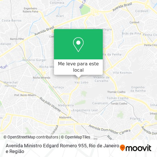 Avenida Ministro Edgard Romero 955 mapa