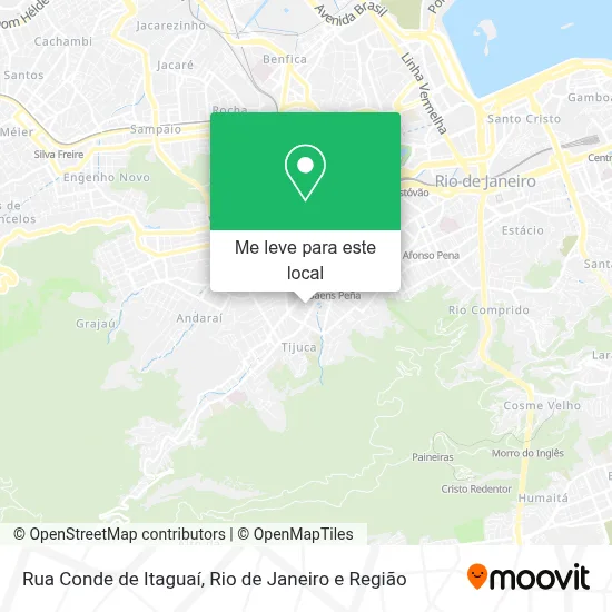 Rua Conde de Itaguaí mapa