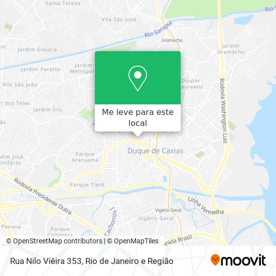 Rua Nilo Viêira 353 mapa