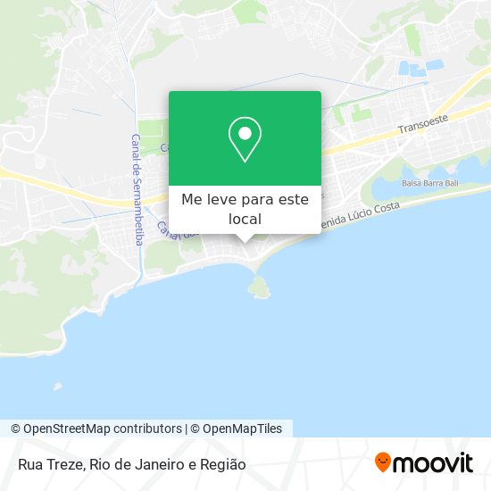 Rua Treze mapa