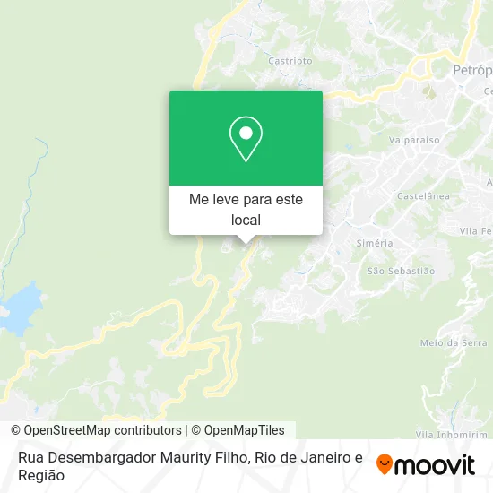 Rua Desembargador Maurity Filho mapa