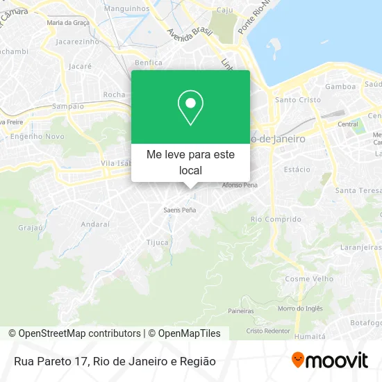 Rua Pareto 17 mapa