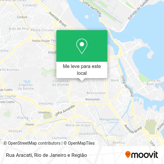 Rua Aracati mapa
