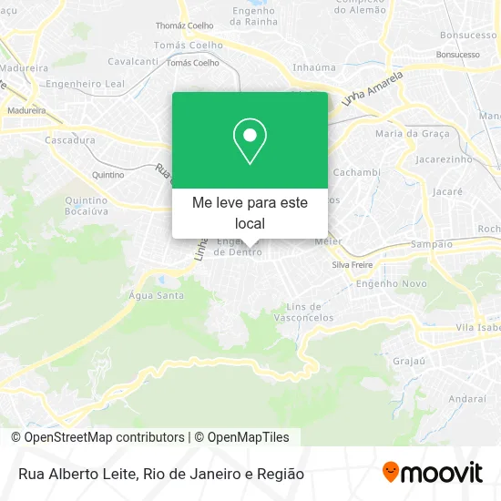 Rua Alberto Leite mapa