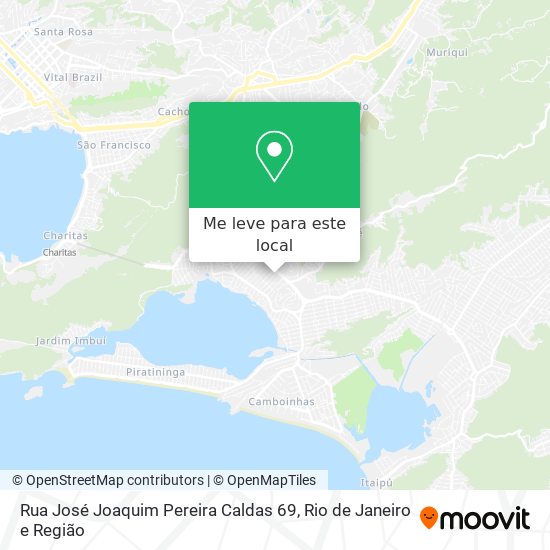Rua José Joaquim Pereira Caldas 69 mapa