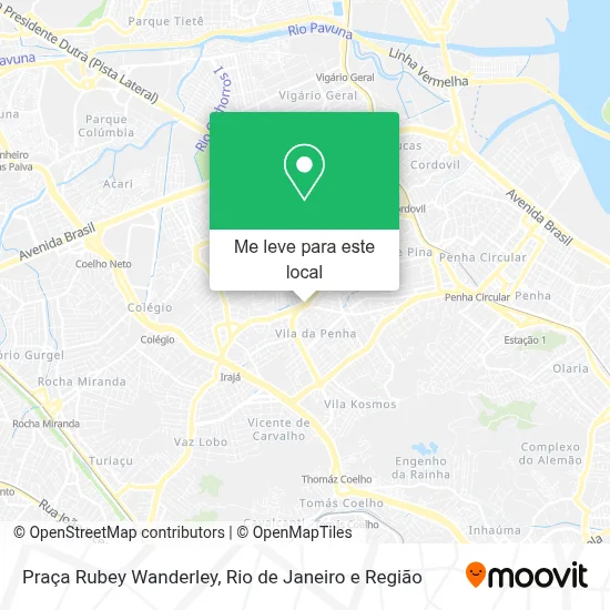 Praça Rubey Wanderley mapa