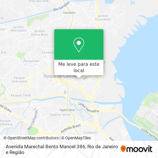 Avenida Marechal Bento Manoel 386 mapa