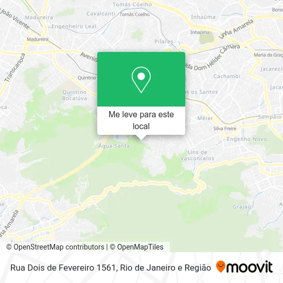 Rua Dois de Fevereiro 1561 mapa