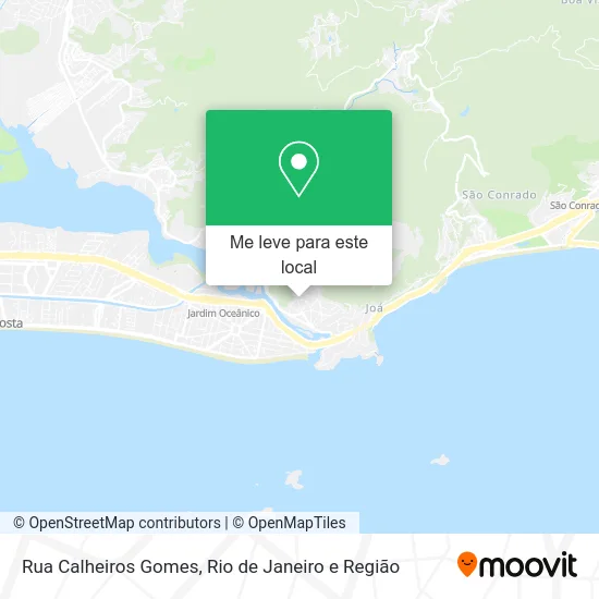 Rua Calheiros Gomes mapa