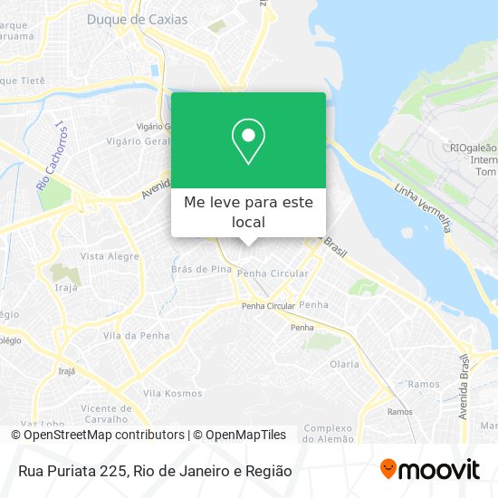 Rua Puriata 225 mapa