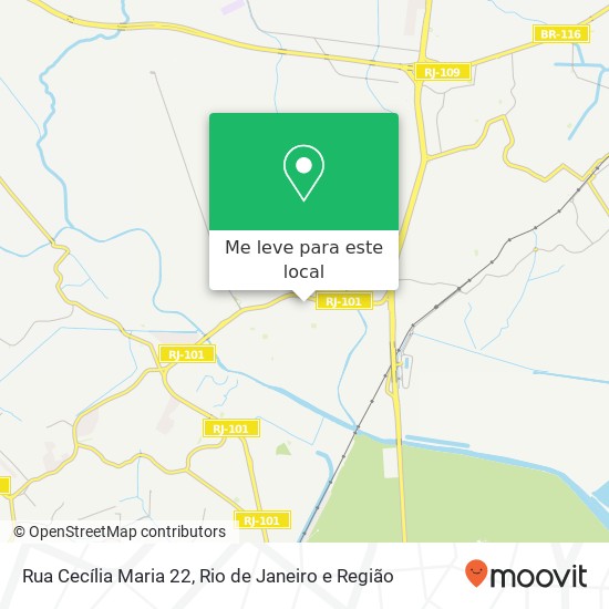 Rua Cecília Maria 22 mapa