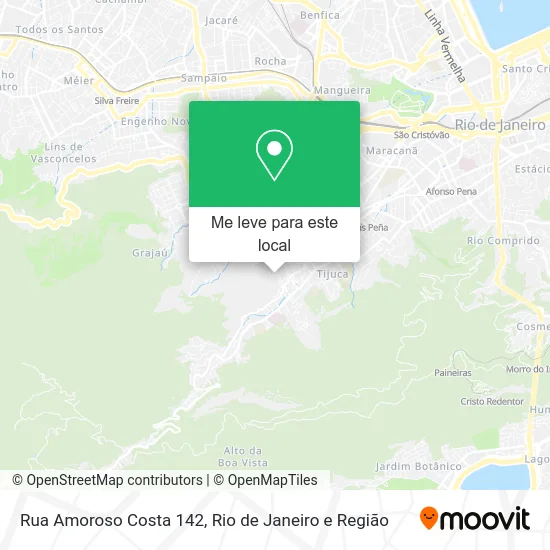 Rua Amoroso Costa 142 mapa
