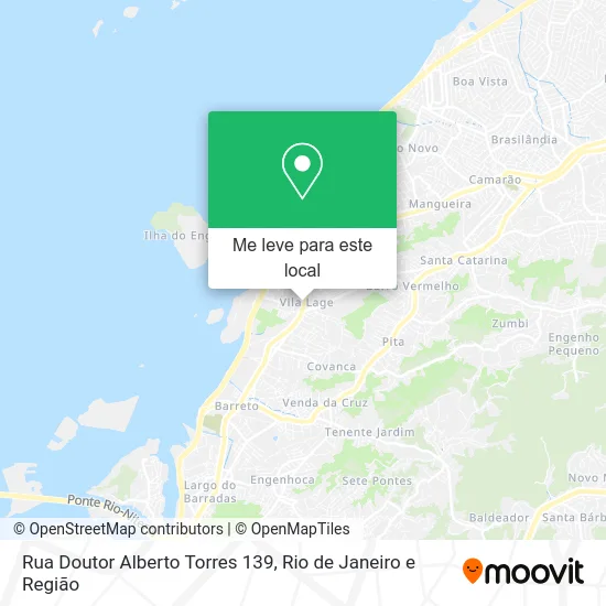 Rua Doutor Alberto Torres 139 mapa