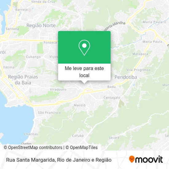 Rua Santa Margarida mapa