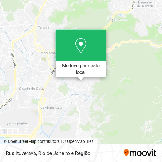 Rua Ituverava mapa