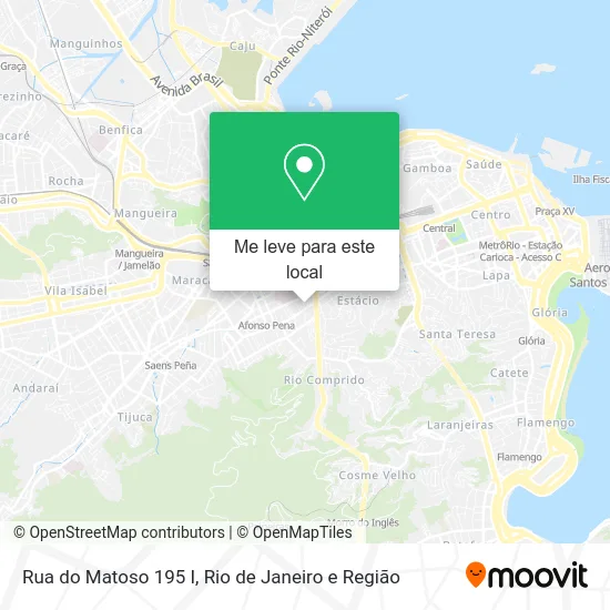 Rua do Matoso 195 I mapa