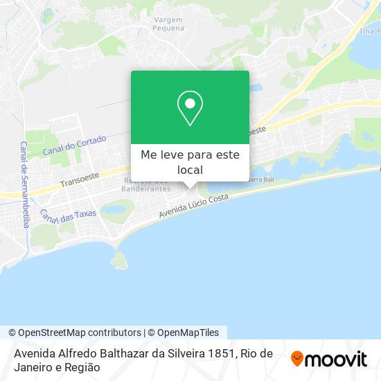 Avenida Alfredo Balthazar da Silveira 1851 mapa