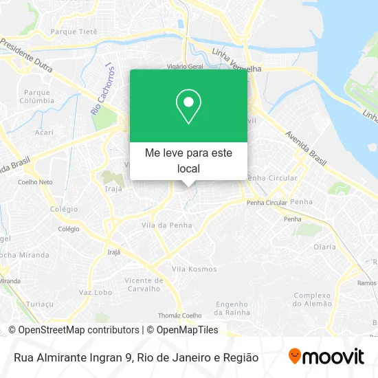 Rua Almirante Ingran 9 mapa