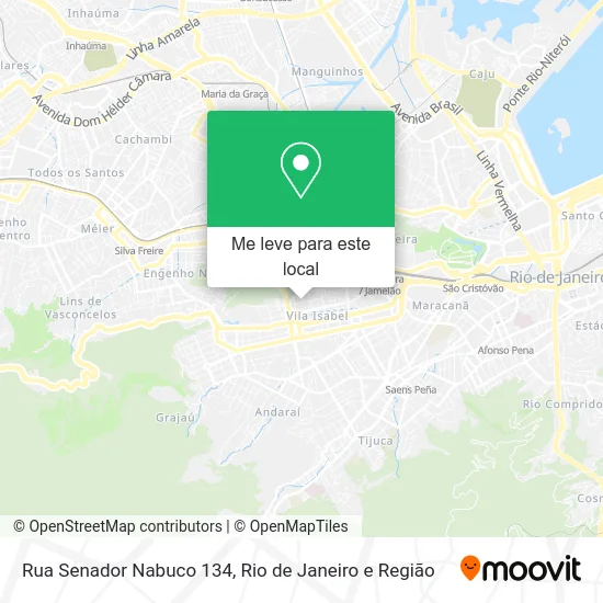 Rua Senador Nabuco 134 mapa