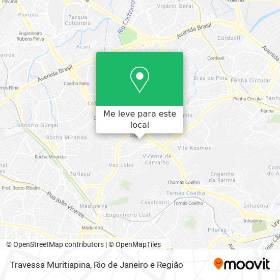 Travessa Muritiapina mapa