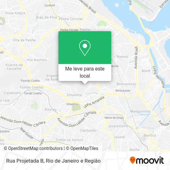 Rua Projetada B mapa