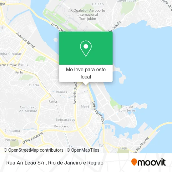 Rua Ari Leão S/n mapa
