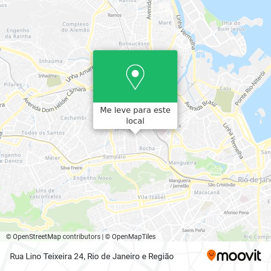 Rua Lino Teixeira 24 mapa